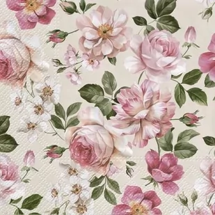 Serwetki Roses Glory 33 x 33 cm 20 szt. - Obrusy i serwetki - miniaturka - grafika 1