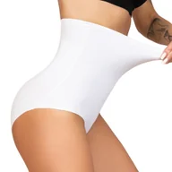 Majtki damskie - MEDINOVA majtki FIGI damskie wyszczuplające WYSOKI STAN modelujące GŁADKIE - miniaturka - grafika 1