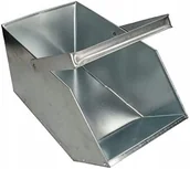 Akcesoria kominkowe - WĘGLARKA STALOWA POJEMNIK NA WĘGIEL POPIÓŁ OCYNK - miniaturka - grafika 1