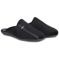 Kapcie męskie - Pantofle męskie hiszpańskie Neles S47-4724A NEGRO R.40 - miniaturka - grafika 1