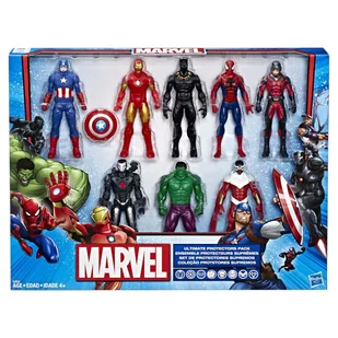 Marvel Avengers Ultimate Protectors Zestaw 8 figurek E4252 - Figurki dla dzieci - miniaturka - grafika 1