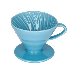Hario Ceramiczny Drip V60-02 Niebieski 4977642727915 - Zaparzacze i kawiarki - miniaturka - grafika 1