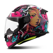 Kaski motocyklowe - Kask Integralny LS2 FF812 Dziecięcy FioletowyM - miniaturka - grafika 1