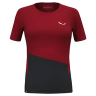Koszulki i topy damskie - Salewa Damska koszulka Puez Sporty Dry, Syrah, rozmiar 40 - miniaturka - grafika 1