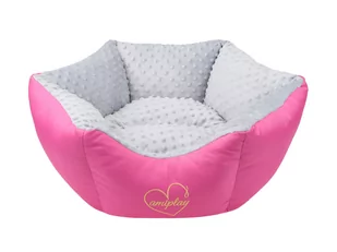 AMIPLAY- Korona 2 w 1 Babydoll-jasno-szary L - Legowiska dla psów - miniaturka - grafika 1