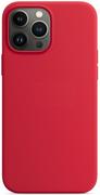 Etui i futerały do telefonów - Hurtel Silicone Case elastyczne silikonowe etui pokrowiec iPhone 13 Pro Max czerwony - miniaturka - grafika 1