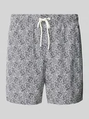 Kąpielówki męskie - Spodenki kąpielowe z elastycznym pasem - miniaturka - grafika 1