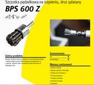 Akcesoria do elektronarzędzi - K.SZCZOTKA PĘDZELKOWA  19mm BPS600Z DRUT SKRĘCANY NIERDZEWNY - miniaturka - grafika 1
