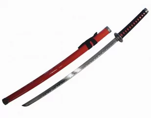 Profesjonalny (dekoracyjny) Miecz Samurajski/Katana Sword RED + Pochwa. - Miecze i maczety - miniaturka - grafika 1