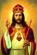 Kolorowanki, wyklejanki - Wyklejanka Haft Diamentowy Chrystus Król - miniaturka - grafika 1