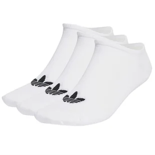 Skarpetki adidas Originals Trefoil Liner Socks 6 Pairs IJ5623 - białe - Skarpetki męskie - miniaturka - grafika 1