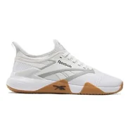 Trampki damskie - Reebok Damskie trampki Nano Court, białe/czarne/szare 1, 38 EU, Biały Czarny Szary 1, 38.5 EU - miniaturka - grafika 1