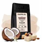 Cappuccino i kawy smakowe - Kawa Kafelov smakowa MIGDAŁ Z KOKOSEM 1KG MIELONA - miniaturka - grafika 1