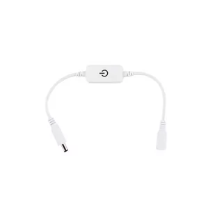 Włącznik dotykowy ze ściemniaczem biały 12-24 V Goldlux - Akcesoria do oświetlenia - miniaturka - grafika 1