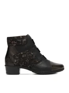 Botki damskie - Rieker Botki CEO-Y0764-00 Brązowy - miniaturka - grafika 1