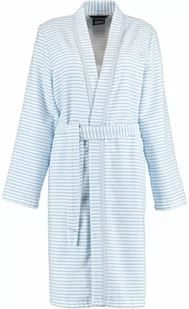 Cawo Szlafrok damski Structure Light Blue - Szlafroki damskie - miniaturka - grafika 1