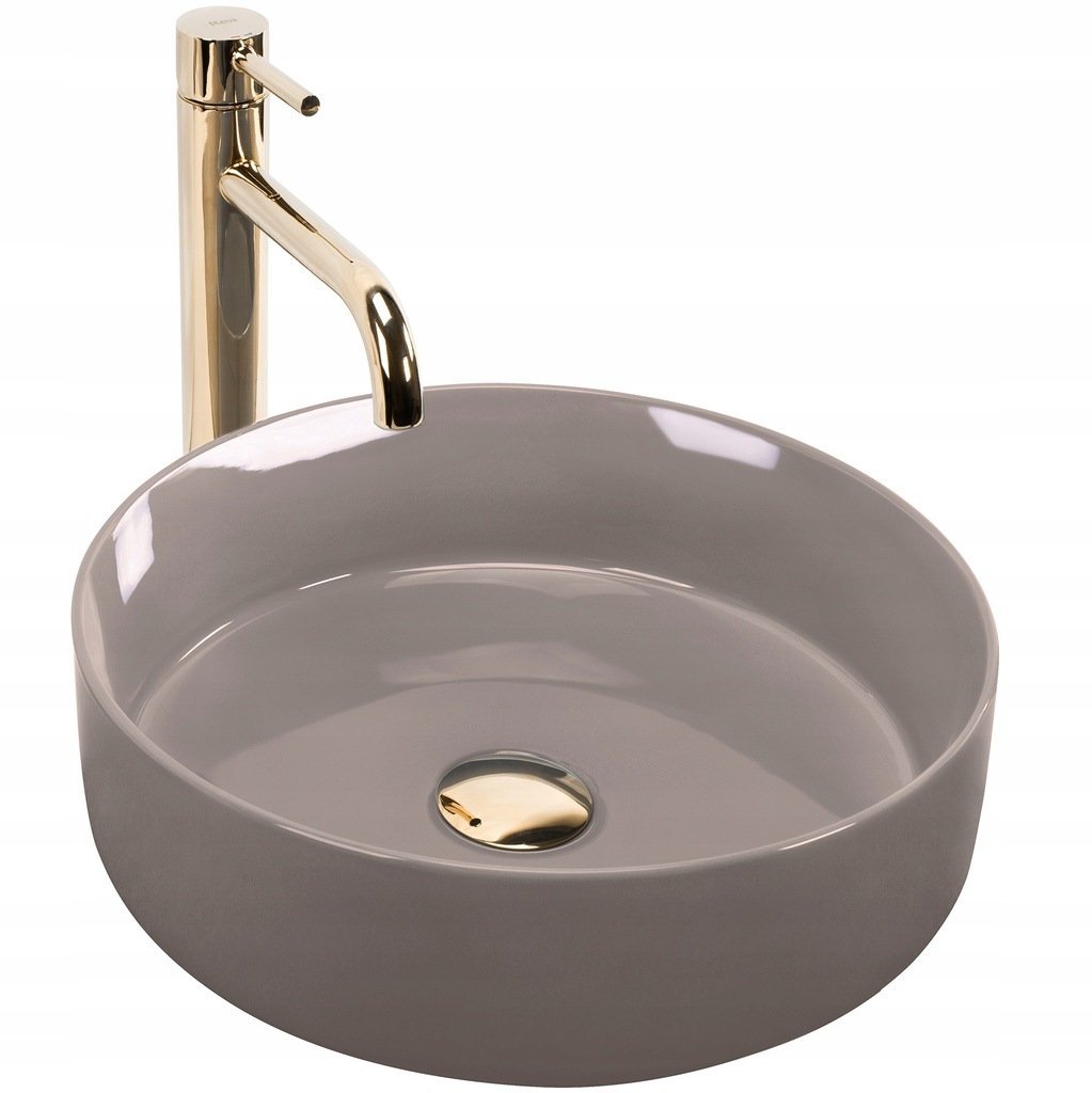 Rea Umywalka nablatowa Rea Sami Beige Shiny