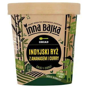 Indyjski ryż z ananasem, curry 55g INNA BAJKA - Dania w proszku - miniaturka - grafika 1