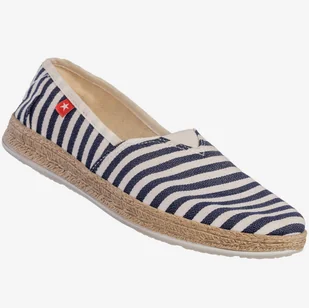 Espadryle Damskie BIG STAR Buty Wsuwane W Paski Granatowe FF276027 36 Granatowy - Espadryle damskie - miniaturka - grafika 1
