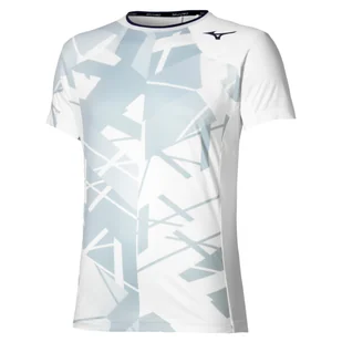 Koszulka męska Mizuno Daybreakers Shadow Graphic SS Tee M White Gray M - Koszulki sportowe męskie - miniaturka - grafika 1