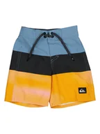 Spodenki damskie - Quiksilver Szorty kąpielowe w kolorze niebiesko-pomarańczowym - miniaturka - grafika 1