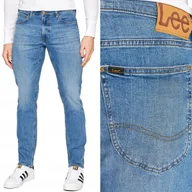 Spodnie męskie - Lee LUKE SLIM Worn In Cody mocno zwężane spodnie jeansowe na lato W28 L34 - miniaturka - grafika 1