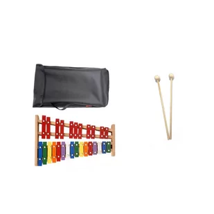 Dzwonki Chromatyczne 27-tonowe kolorowe + POKROWIEC + Klawes czarny - Akcesoria do perkusji - miniaturka - grafika 2