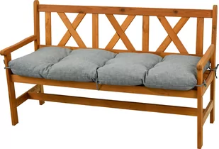 Poduszka Na Ławkę Ogrodową Huśtawkę 140 cm szary - Poduszki ogrodowe - miniaturka - grafika 1