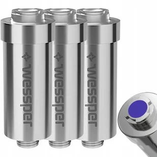 3x FILTR PRYSZNICOWY WESSPER AQUA SHOWER SILVER - Uzdatniacze wody - miniaturka - grafika 1