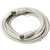 Przewody elektryczne - dpm DPM Kabel TV-VIDEO biały 3 m - miniaturka - grafika 1