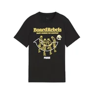 Koszulki męskie - PUMA Koszulka z grafiką MID90S I B PUMA czarna - miniaturka - grafika 1