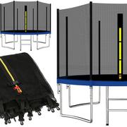 Akcesoria do trampolin - SPRINGOS Siatka zewnętrzna do trampoliny 366cm 12FT TSN-12FT 366 CM - miniaturka - grafika 1