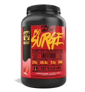 Mutant - Iso Surge, Izolat, Strawberry Milkshake, Proszek, 727g - Odżywki białkowe - miniaturka - grafika 1