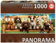 Puzzle - Educa Puzzle Puzzle 1000 Dogs in the Quay Panorama Puzzle 3D 80-19038 - miniaturka - grafika 1