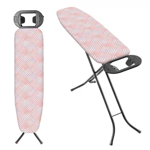 Deska do prasowania z uchwytem Tieni 110x30 cm różowy - Deski do prasowania Deska do prasowania z uchwytem Tieni 110x30 cm różowy - Deski do prasowania - miniaturka - grafika 1