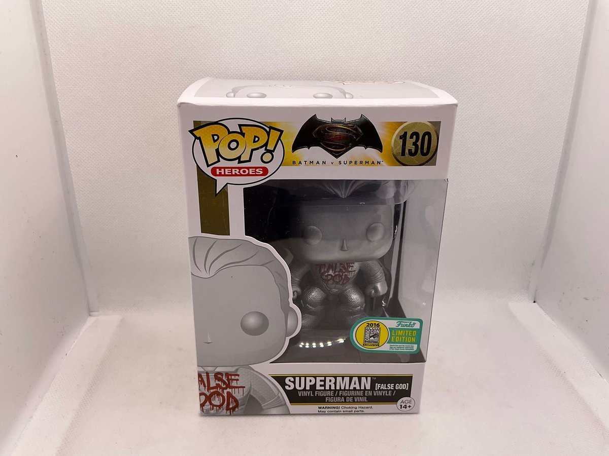 Funko Pop Heroes: Superman False God 2016 SDCC ekskluzywna figurka winylowa