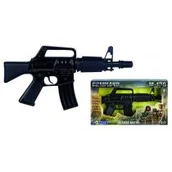 Zabawki militarne - Gonher 136 6 Metalowy Karabin Maszynowy 8 Naboi Puli - miniaturka - grafika 1