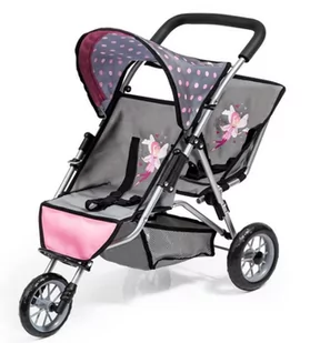 Bayer Design 39166AA podwójny wózek dla lalek, różowy, wróżka 39166AA - Wózki dla lalek - miniaturka - grafika 2