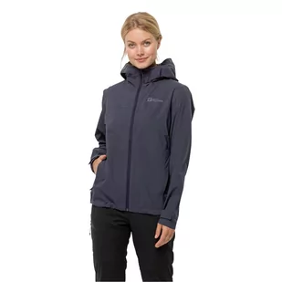 Kurtka przeciwdeszczowa damska Jack Wolfskin Elsberg 2.5L - Odzież trekkingowa damska - miniaturka - grafika 1