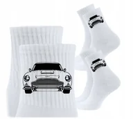 Skarpetki męskie - 3x Skarpetki Urodziny Prezent Skarpety dla kierowcy auta ASTON MARTIN - miniaturka - grafika 1