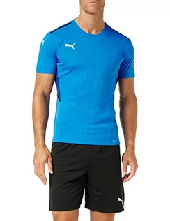 Koszulki męskie - PUMA PUMA Męska koszulka piłkarska z motywem drużyny Elektryczna niebieska lemoniada M 704386 - grafika 1