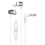 Słuchawki - Devia Kintone Metal białe - miniaturka - grafika 1