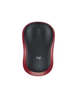 Myszki - Wireless optical mouse LOGITECH M185, Red, USB - miniaturka - grafika 1