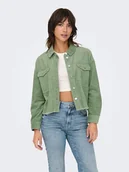 Kurtki damskie - ONLY Kurtka dżinsowa w kolorze zielonym - miniaturka - grafika 1