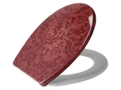 Deski sedesowe - LIVARNO home Deska sedesowa wolnoopadająca z duroplastu (Wzorzysty) - miniaturka - grafika 1