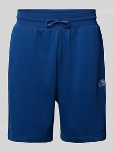 Szorty z dzianiny dresowej o kroju relaxed fit z wyhaftowanym logo - Spodenki męskie - miniaturka - grafika 1