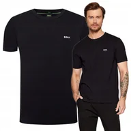 Koszulki męskie - koszulka meska hugo boss tshirt meski hugo classic logo czarna koszulka meska hugo boss tshirt meski hugo classic logo czarna r.M - miniaturka - grafika 1