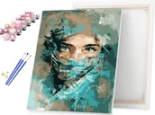 Malowanie po numerach - Malowanie po Numerach Portret Pielęgniarki w Masce / beliart - miniaturka - grafika 1