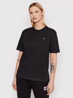 Koszulki sportowe damskie - Vans T-Shirt Small VN0A5I8X Czarny Regular Fit - grafika 1