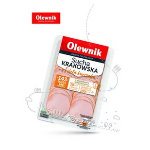 Olewnik - Krakowska Kiełbasa Sucha z filetem z kurczaka - Kiełbasa i wędliny - miniaturka - grafika 1